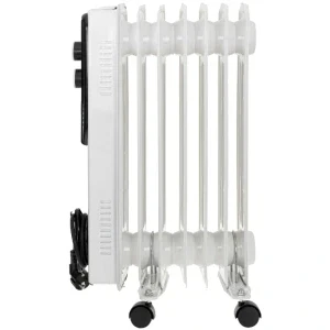 Adler Calorifer electric AD7815, 1500 W, 7 elementi, Cu ulei, 3 trepte, Termostat ajustabil, Alb