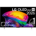 Televizor LED LG Smart TV OLED42C62LA Seria evo AI C6 105cm 4K UHD HDR