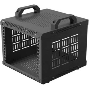 Lanberg OR10-2304-B 4U, Stand alone open rack, 280 x 300, Negru