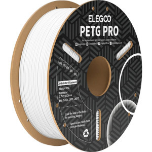 ELEGOO Filament PETG Pro, White, 1 kg