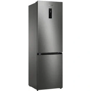 Daewoo Combina frigorifica DNF-344ESX, 344 L, Clasa E, No Frost, Control electronic, 195 cm, Inox