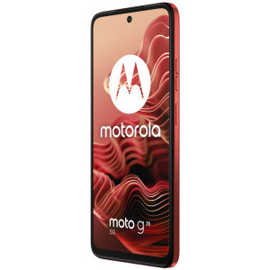 Motorola Moto G35, 5G Edition, 128GB, 8GB RAM, Dual SIM, Tri-Camera, Hot Coral