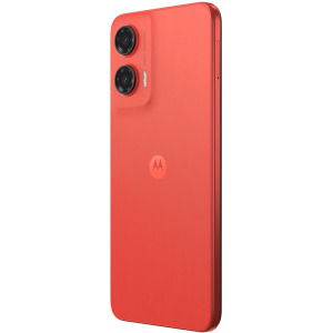 Motorola Moto G35, 5G Edition, 128GB, 8GB RAM, Dual SIM, Tri-Camera, Hot Coral