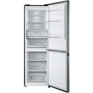 Toshiba GR-RB449WE-PMJ(06), 338 L, Clasa E, No Frost, Inverter, Flexible Zone, Pure Bio, Control electronic, 186 cm, Gri