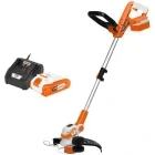 Ruris Trimmer de tuns iarba pe acumulator 2024e, 20 V, diametru taiere 30 cm