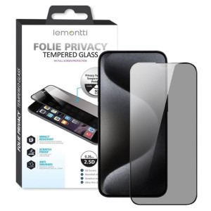 Lemontti Sticla Privacy Full Fit Black pentru Samsung Galaxy A37/A57