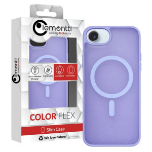 Lemontti Capac protectie spate EliteGuard Magsafe Lila pentru iPhone 17e/iPhone 16e