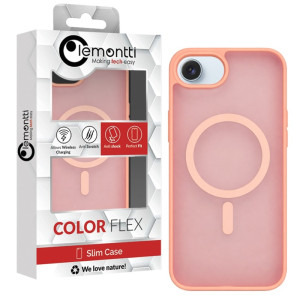 Lemontti Capac protectie spate EliteGuard Magsafe Orange pentru iPhone 17e/iPhone 16e