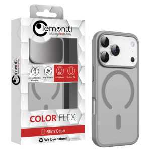 Lemontti Capac protectie spate EliteGuard Magsafe Grey pentru iPhone 17 Pro Max