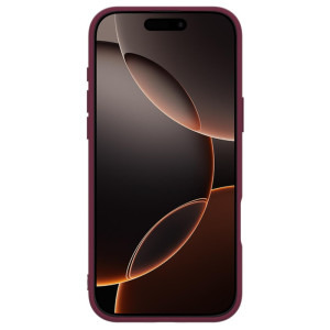 Lemontti Capac protectie spate Silicon Soft Slim Magsafe Dark Red pentru iPhone 17 Pro Max
