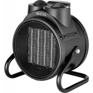 ECG Aeroterma electrica HH2010, 2000 W, 2 trepte, Ventilare, Negru