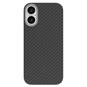 Lemontti Capac protectie spate Slim Aramid/Kevlar Magsafe 600D Black pentru iPhone 17