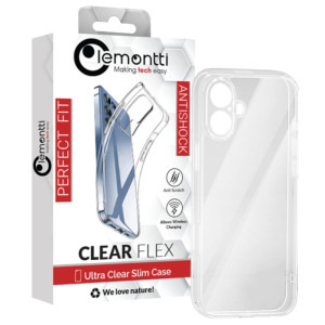 Lemontti Capac protectie spate Silicon Transparent pentru iPhone 16 Plus