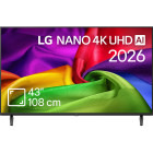 Televizor LED LG Smart TV 43NU800B3LC Seria AI NU80 108cm 4K UHD HDR