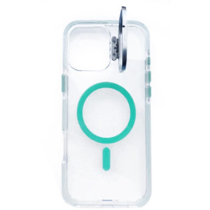 Lemontti Capac protectie spate Tough MagSafe Green pentru iPhone 16 Pro Max