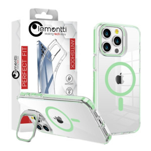 Lemontti Capac protectie spate Tough MagSafe Green pentru iPhone 16 Pro Max
