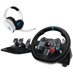 Logitech Driving Force G29 (PC/PS3/PS4/PS5) + Casti Astro A10