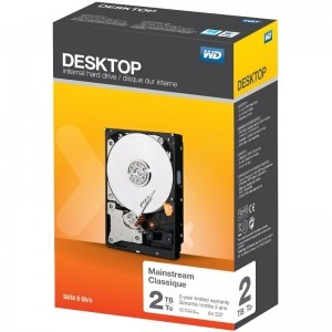 WD Desktop Mainstream 2TB SATA-III Intellipower 64MB