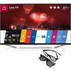 LG Smart TV 42LB731V Seria LB730V 106cm argintiu Full HD 3D Pasiv include 2 perechi de ochelari 3D Pasivi
