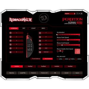 Redragon Perdition Black
