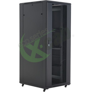 Eco Xcab A38022-MD.9004 22U, Stand alone, 800 x 1000, Metal door, Negru