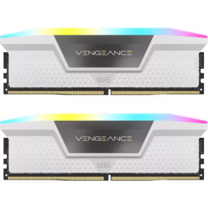 CORSAIR メモリ DDR5-6000MHz CL36 32GB ホワイト Memorie Corsair Vengeance RGB White 32GB DDR5 6000MHz CL36 Dual