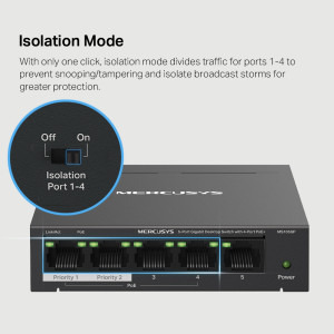 MERCUSYS Gigabit MS105GP