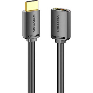 Vention HDMI Male - HDMI Female, v2.0, 1.5 m, negru