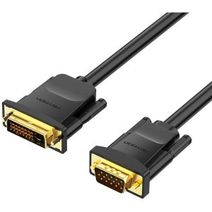 Vention DVI-D Male - VGA Male, 1.5 m, negru