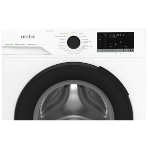 Arctic APLM2WFSU28411WPB, 8 kg, 1400 RPM, Clasa A, Silent Inverter, ExtraSteam, IronExpress, Steam, WaterMode, Add-In, Alb