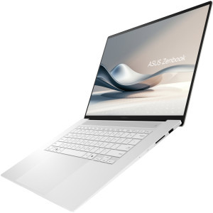 ASUS 16'' Zenbook S 16 OLED UM5606WA, 3K 120Hz Touch, Procesor AMD Ryzen™ AI 9 HX 370 (24M Cache, up to 5.10 GHz), 32GB LPDDR5X, 2TB SSD, AMD Radeon 890M, Win 11 Pro, Scandinavian White