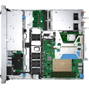DELL PowerEdge R360 1U, Procesor Intel® Xeon® 6353P 2.7GHz Raptor Lake, 32GB UDIMM RAM, 1x 480GB SATA 6G SSD, PERC H755, 4x Hot Plug LFF
