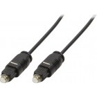 Cablu audio Logilink S/PDIF Optic Male - S/PDIF Optic Male, 2m, negru