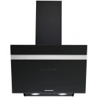 Hota Heinner decorativa HDCH-6060RGBK, Putere de absorbtie 566 m3/h, 1 motor, Control touch, Iluminare LED, 60 cm, Sticla neagra