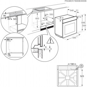 Electrolux EOE7C31V, Electric, 72 L, Autocuratare catalitica, Grill, SenseCook, Touch Control, Timer, Clasa A+, Alb