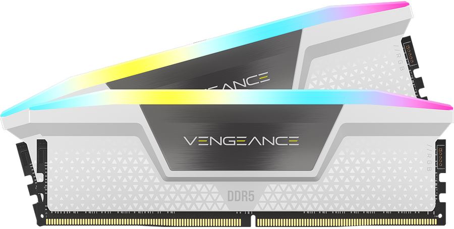 Memorie Corsair Vengeance RGB White 32GB DDR5 6000MHz CL40 Dual Channel Kit