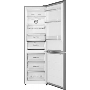 Toshiba GR-RB449WE-PMJ, 338 L, Clasa E, No Frost, Iluminare LED, Control electronic, Display LED, 186 cm, Antracit