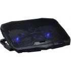 Stand/Cooler notebook Spacer SPS-Gaming, pana la 17.3 inch, 4 ventilatoare, iluminare LED
