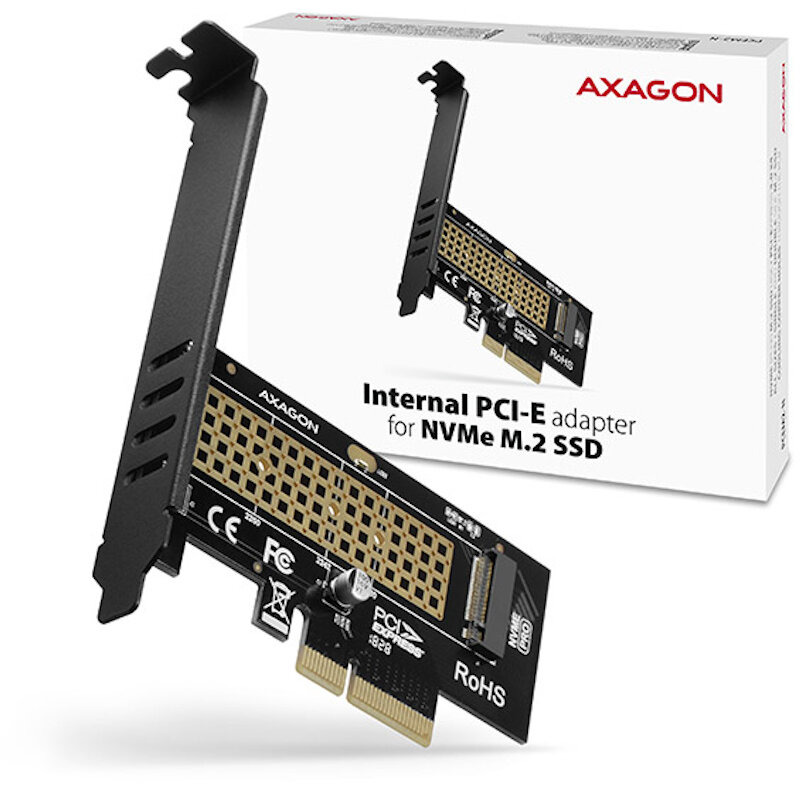 Axiom - Network adapter - PCIe 2.0 x8 - 10 Gigabit SFP+ x 1 - PCパーツ