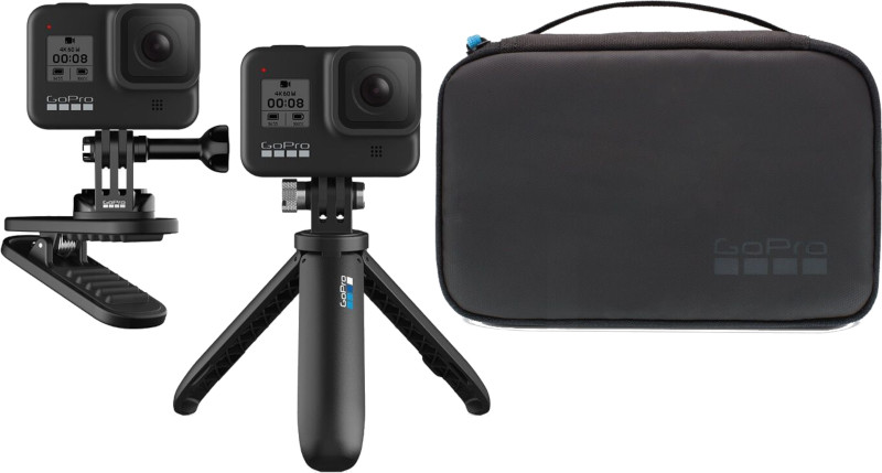 Accesoriu Camere video GoPro Travel Kit 2.0 - Clip mount, Shorty, Case