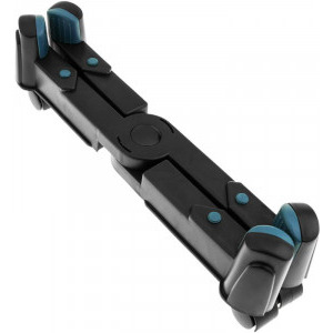 Procart Suport mobil pentru unitate PC, ajustabil 8-25 cm, 4 roti pivotante, Negru
