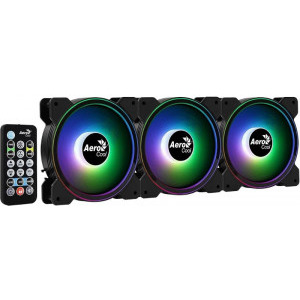 Aerocool Saturn 12F ARGB Pro 120mm Three Fan Pack