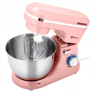 Daewoo Mixer cu bol DHM150P, 1600W, 4.5L, Roz