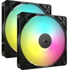 Ventilator Corsair RS Series RS140 ARGB 140mm Two Fan Pack Black