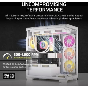 Corsair iCUE LINK RX140 Max RGB Expansion Kit 140mm White