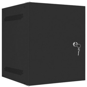 Lanberg WF10-2306-00B 6U, Wall mount, 310 mm, Metal door, Negru