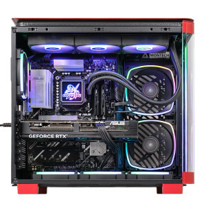 Gaming GREUCEANU Legendar Plus Powered by ASUS, AMD Ryzen 7 9800X3D 4.7GHz, 32GB DDR5, 2TB SSD, RTX 5080 16GB GDDR7, Iluminare RGB