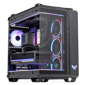 PC Gaming GREUCEANU Legendar Extra Powered by ASUS, AMD Ryzen 9 9950X3D 4.3GHz, 32GB DDR5, 4TB SSD, RTX 5080 16GB GDDR7, Iluminare RGB