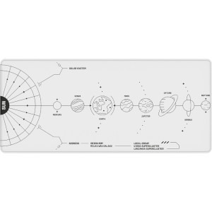 Mouse pad Dark Project Terra Nova XL, White/Black