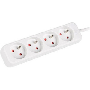 Lanberg PS0-04E-0150-W, 4x Type E, 1.5m, White